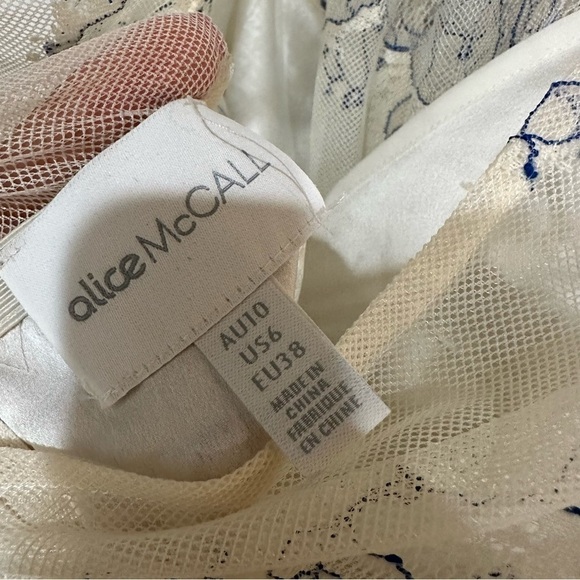 Alice McCall Cold Shoulder Lace Playsuit - Picture 9 of 9